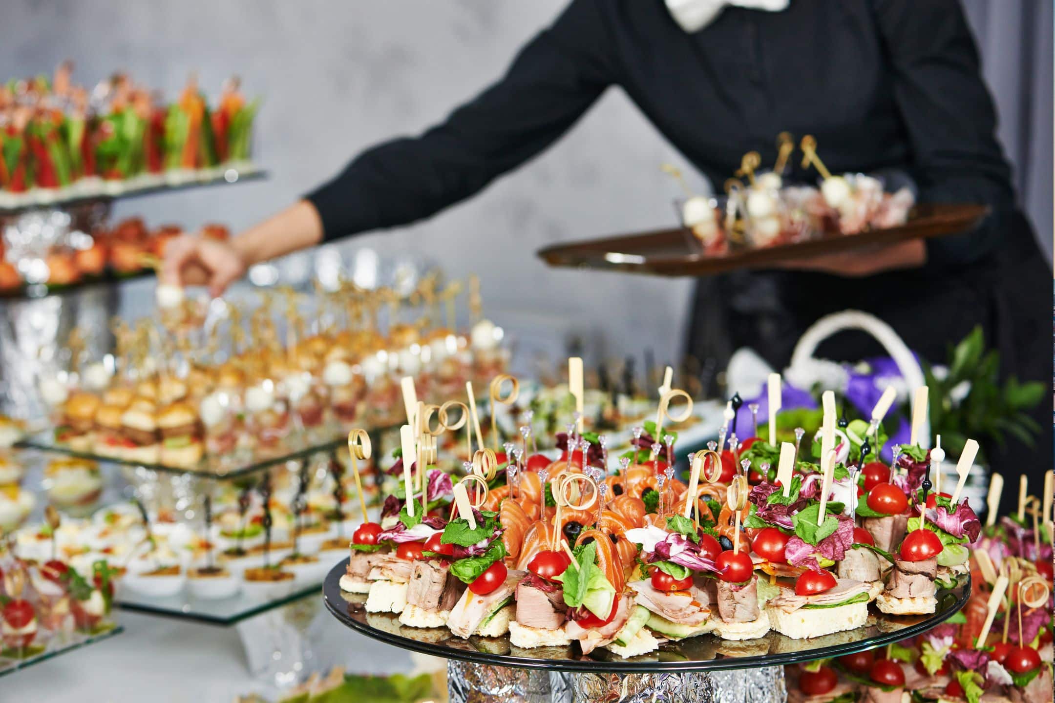 Canapés prestige au saumon fumé